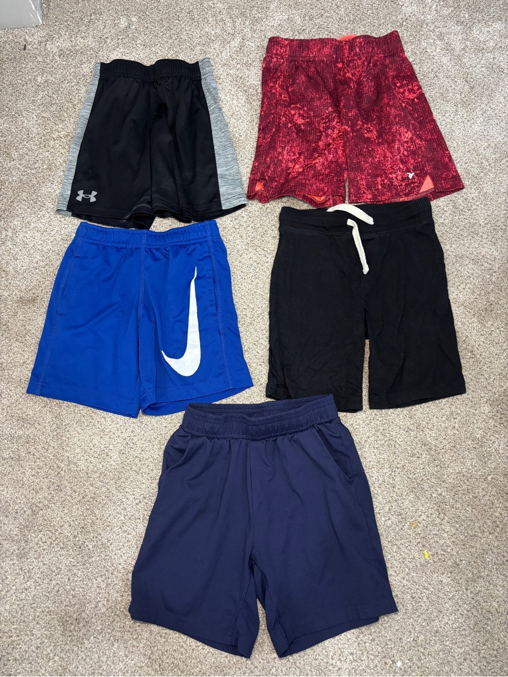 Bundle of Little Boy Kids Athletic Shorts Basketball Shorts Nike 4/5